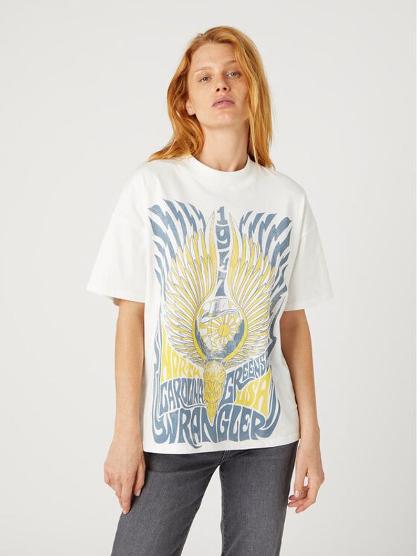 Wrangler Wrangler Тишърт W7R9EEW04 112334760 Бял Regular Fit