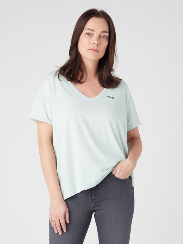 Wrangler Wrangler Тишърт W7XKEVX6U 112328931 Сив Regular Fit