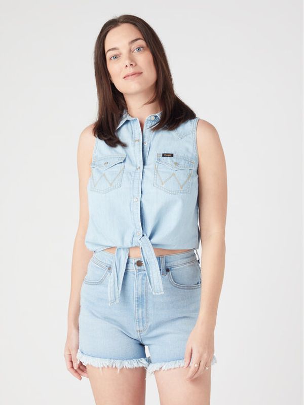 Wrangler Wrangler топ W5WTHWXAZ 112334379 Син Regular Fit