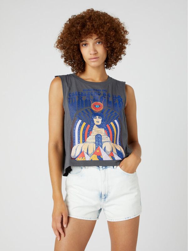 Wrangler Wrangler топ W7FED3M08 112332114 Сив Regular Fit