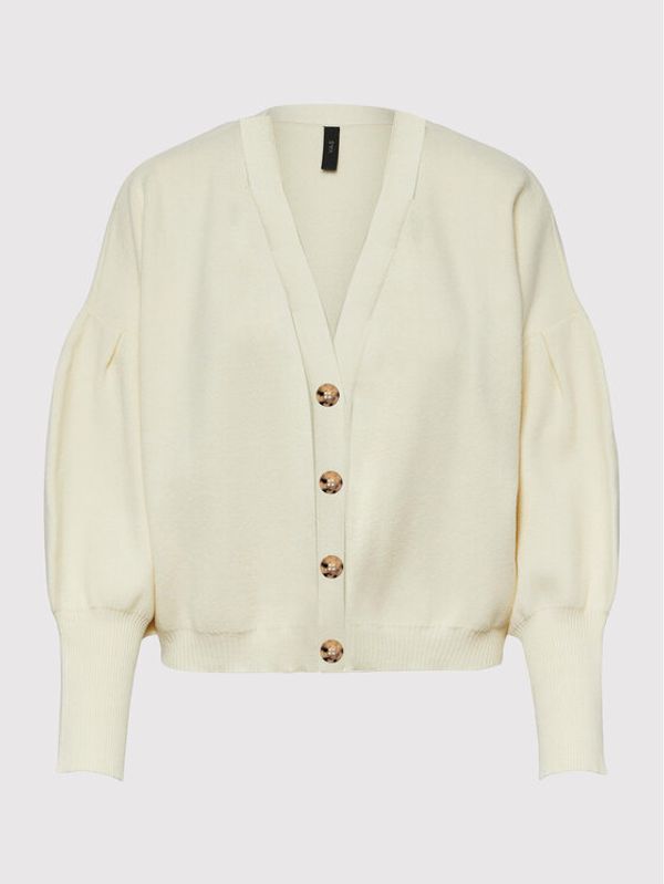 YAS YAS Кардиган Fonna 26028024 Бежов Relaxed Fit