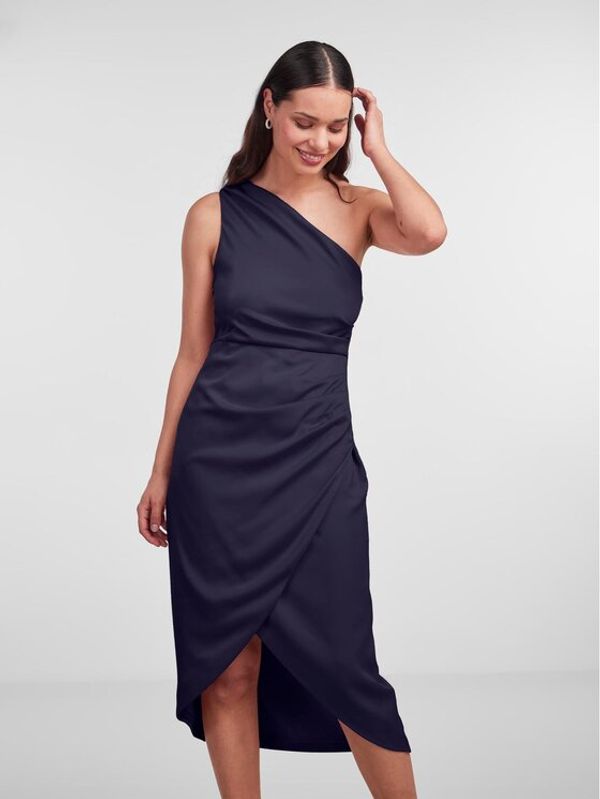 YAS YAS Коктейлна рокля 26028889 Син Standard Fit