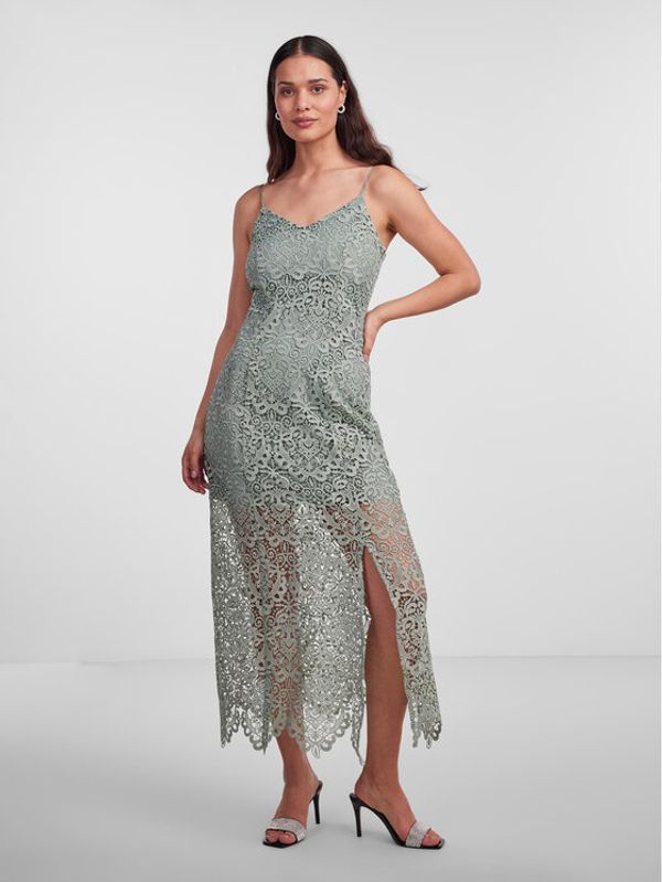 YAS YAS Коктейлна рокля 26029750 Зелен Standard Fit