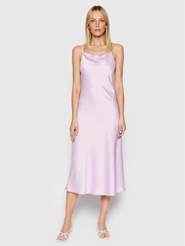 YAS YAS Коктейлна рокля Dottea 26026479 Виолетов Regular Fit