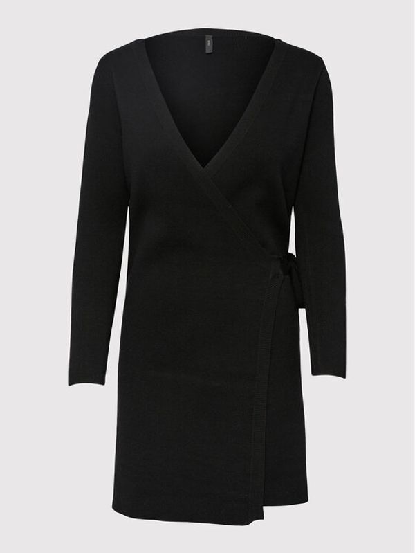 YAS YAS Плетена рокля Halton 26027698 Черен Regular Fit