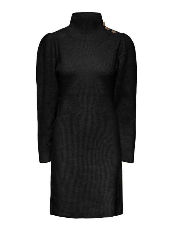 YAS YAS Плетена рокля Joha 26028058 Черен Regular Fit
