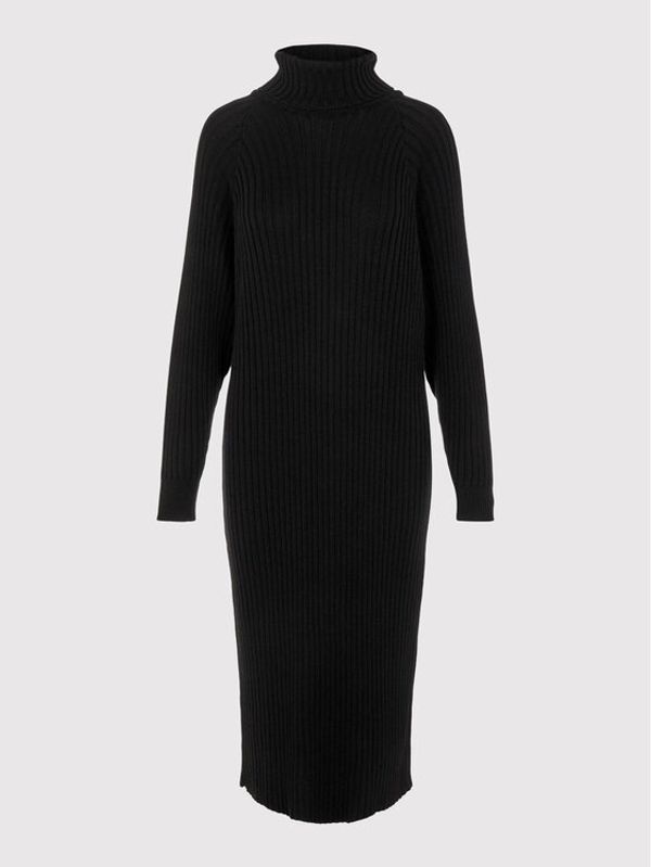 YAS YAS Плетена рокля Mavi 26028660 Черен Regular Fit