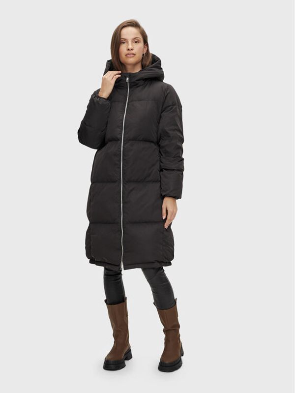 YAS YAS Пухено яке Millys 26017102 Черен Regular Fit