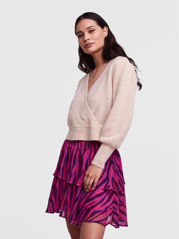 YAS YAS Пуловер Vista 26024427 Бежов Regular Fit