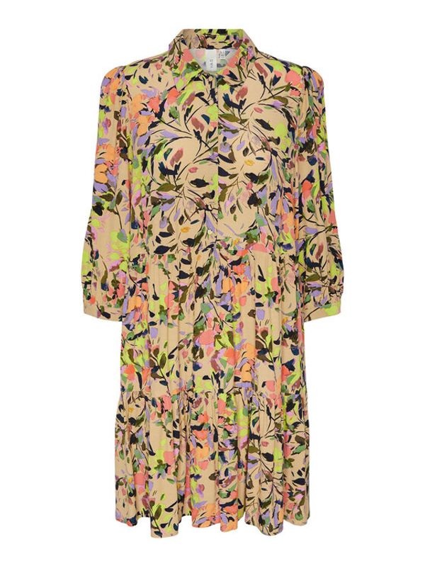 YAS YAS Рокля 26029225 Кафяв Regular Fit