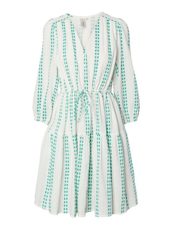 YAS YAS Рокля 26029749 Бял Regular Fit