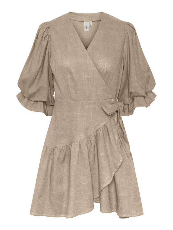 YAS YAS Рокля 26029985 Кафяв Regular Fit