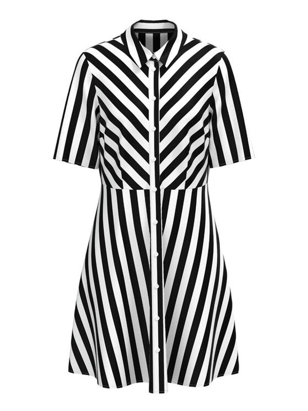 YAS YAS Рокля тип риза 26029347 Черен Regular Fit