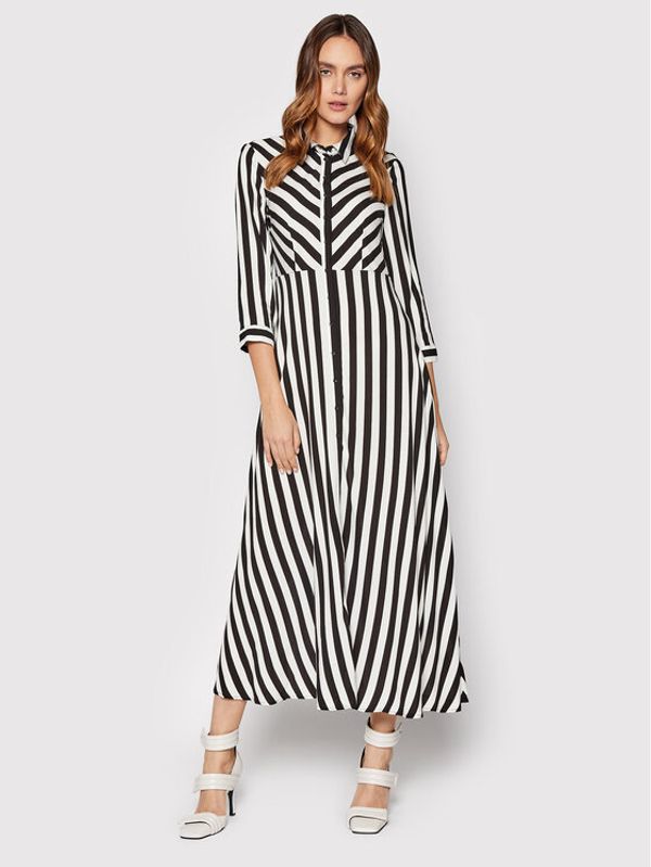 YAS YAS Рокля тип риза Savanna 26022663 Бял Regular Fit