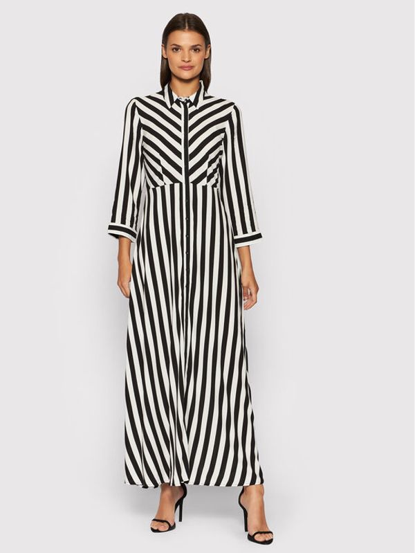 YAS YAS Рокля тип риза Yassavanna 26022663 Черен Regular Fit