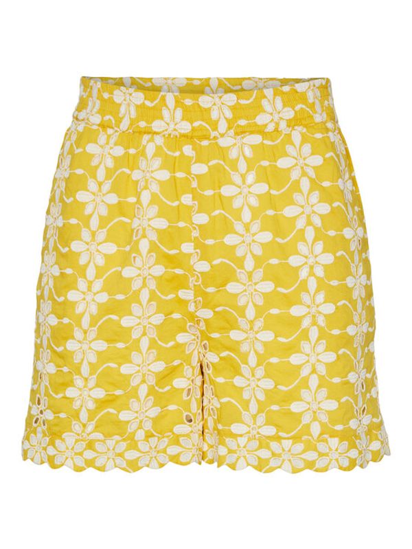 YAS YAS Шорти от плат 26029624 Оранжев Regular Fit