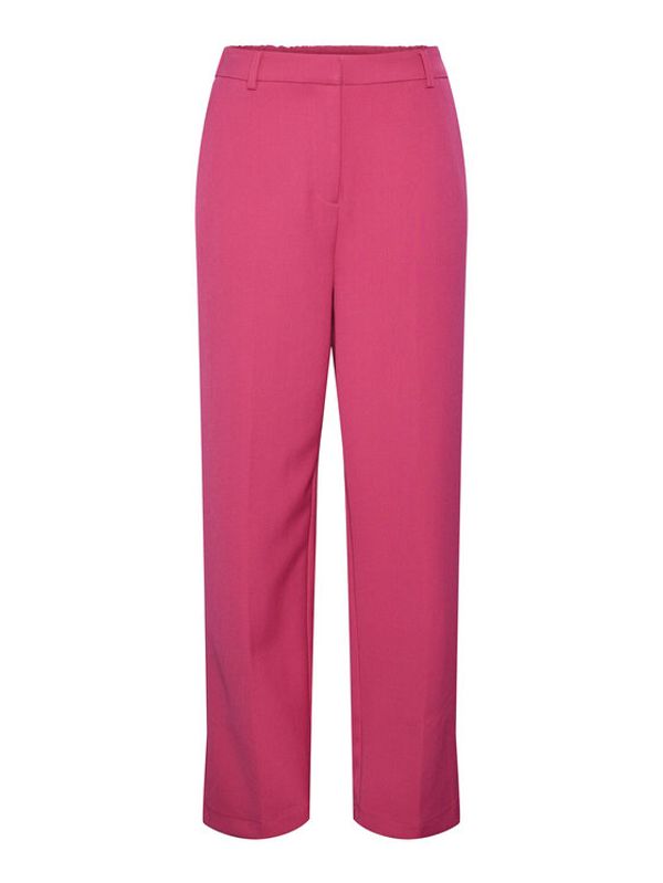 YAS YAS Текстилни панталони 26030711 Виолетов Regular Fit