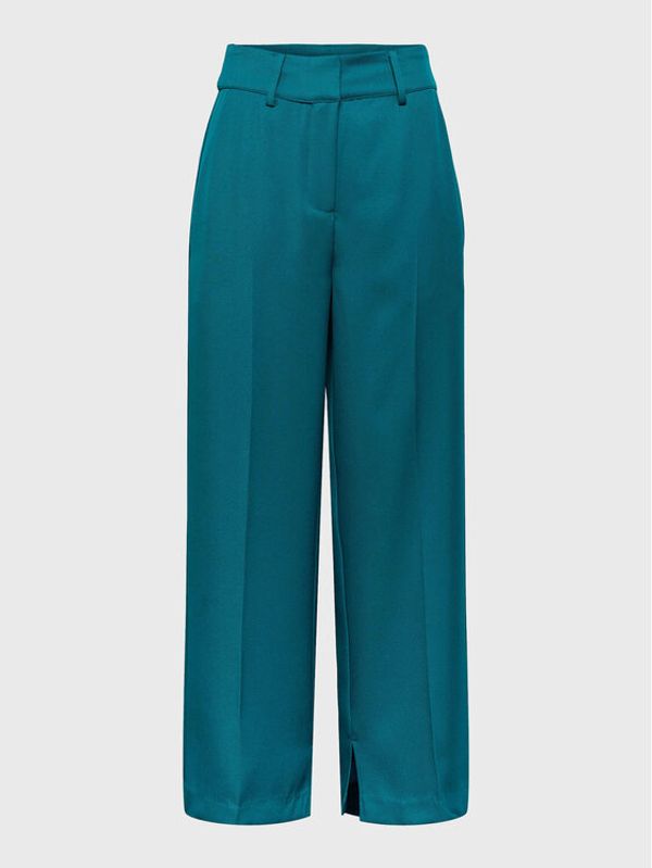 YAS YAS Текстилни панталони Deeply 26028743 Зелен Relaxed Fit