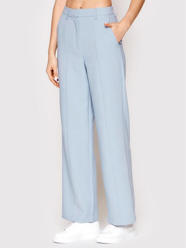 YAS YAS Текстилни панталони Tucka 26026408 Син Relaxed Fit