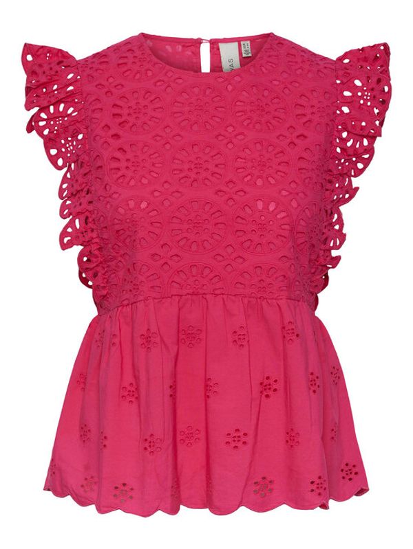 YAS YAS топ 26030194 Виолетов Loose Fit