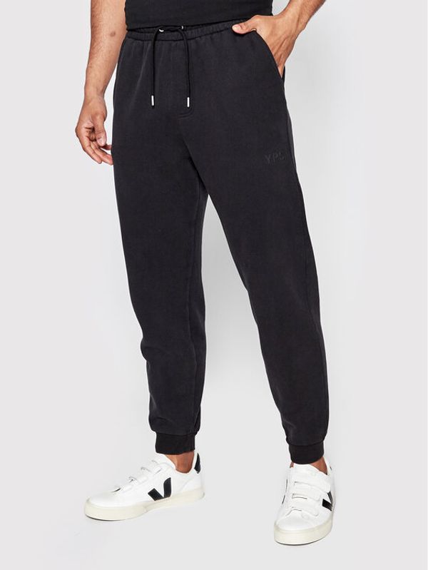 Young Poets Society Young Poets Society Долнище анцуг Maleo Logo 107376 Черен Regular Fit