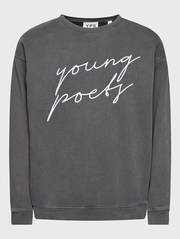 Young Poets Society Young Poets Society Суитшърт Ciel Signature 107518 Сив Regular Fit