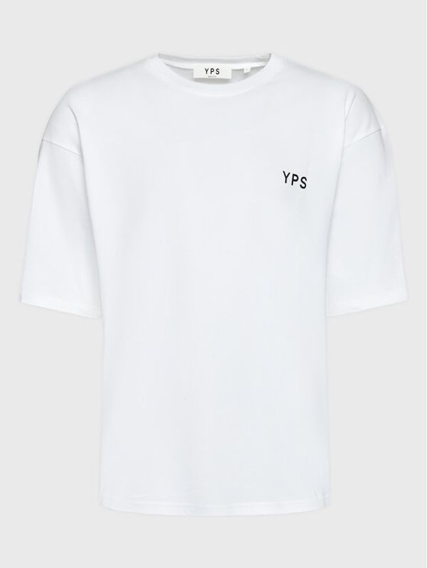 Young Poets Society Young Poets Society Тишърт Blurry Yoricko 107534 Бял Regular Fit