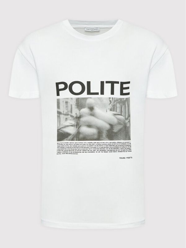 Young Poets Society Young Poets Society Тишърт Polite Daylen 107078 Бял Regular Fit