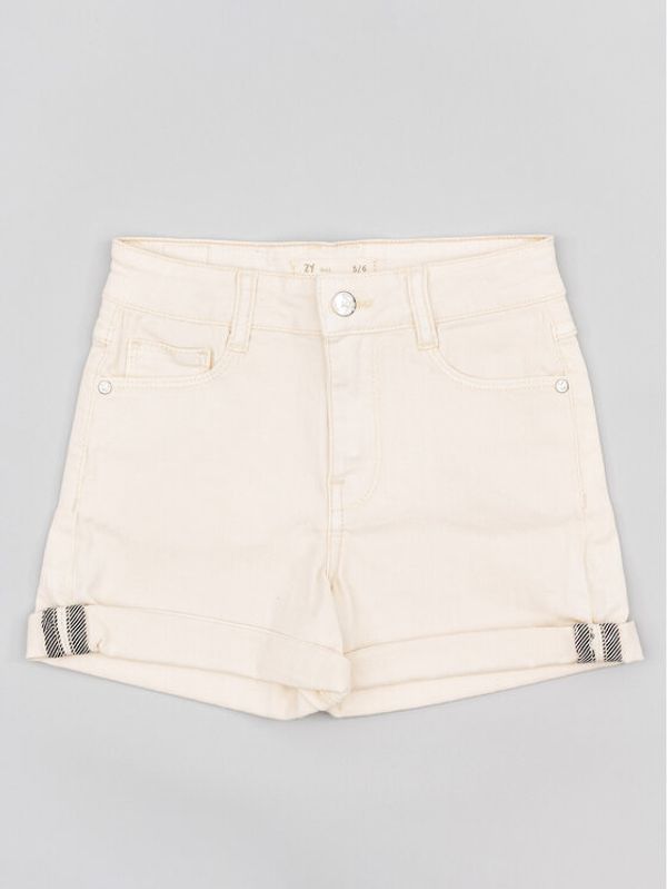 Zippy Zippy Дънкови шорти ZKGAP0402 23006 Бял Regular Fit