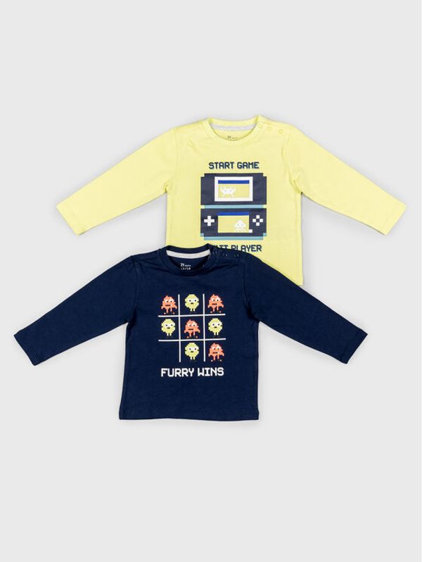 Zippy Zippy Комплект 2 блузи 227-1901ZT Цветен Regular Fit