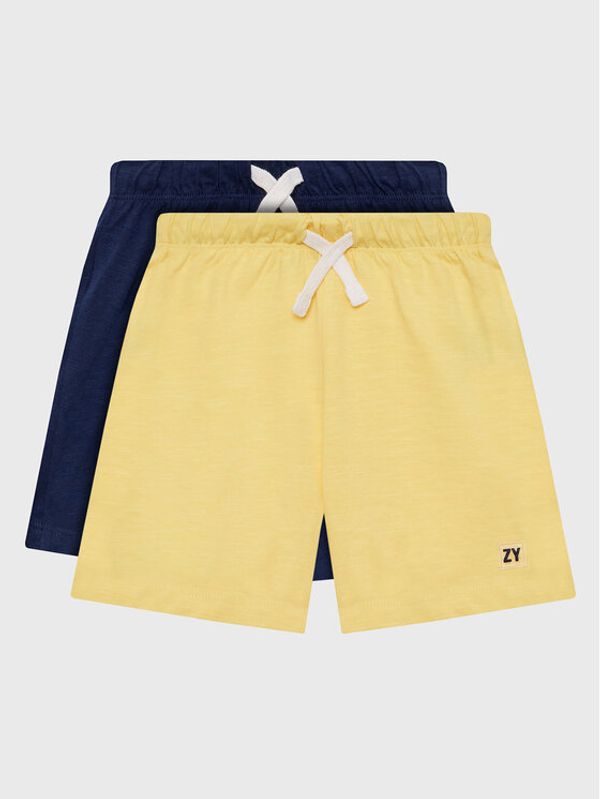 Zippy Zippy Комплект 2 чифта спортни шорти ZKBAP0402 23032 Цветен Regular Fit