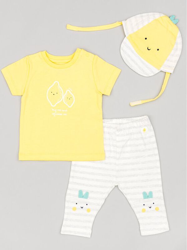 Zippy Zippy Комплект тишърт и клин ZNBAP0602 23006 Жълт Regular Fit