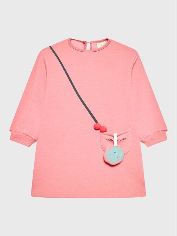 Zippy Zippy Плетена рокля 228-7904ZT Розов Regular Fit