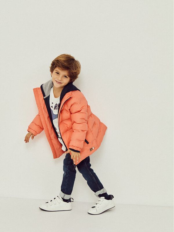 Zippy Zippy Пухено яке 225-2902ZT Оранжев Regular Fit