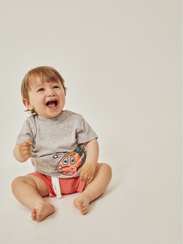 Zippy Zippy Тишърт ZBBAP0303 23015 Сив Regular Fit