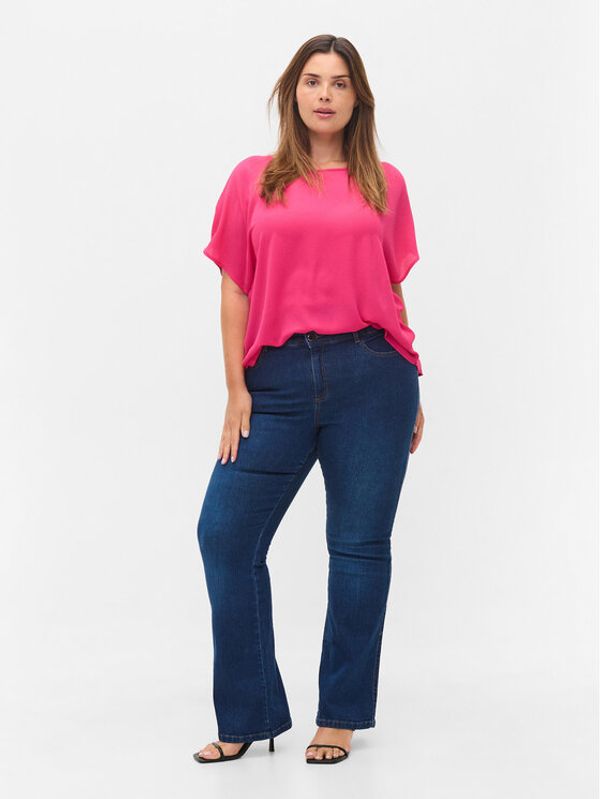 Zizzi Zizzi Блуза V10000A Розов Regular Fit