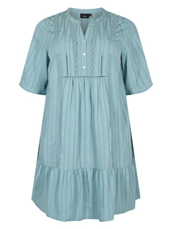 Zizzi Zizzi Ежедневна рокля M58695A Син Loose Fit