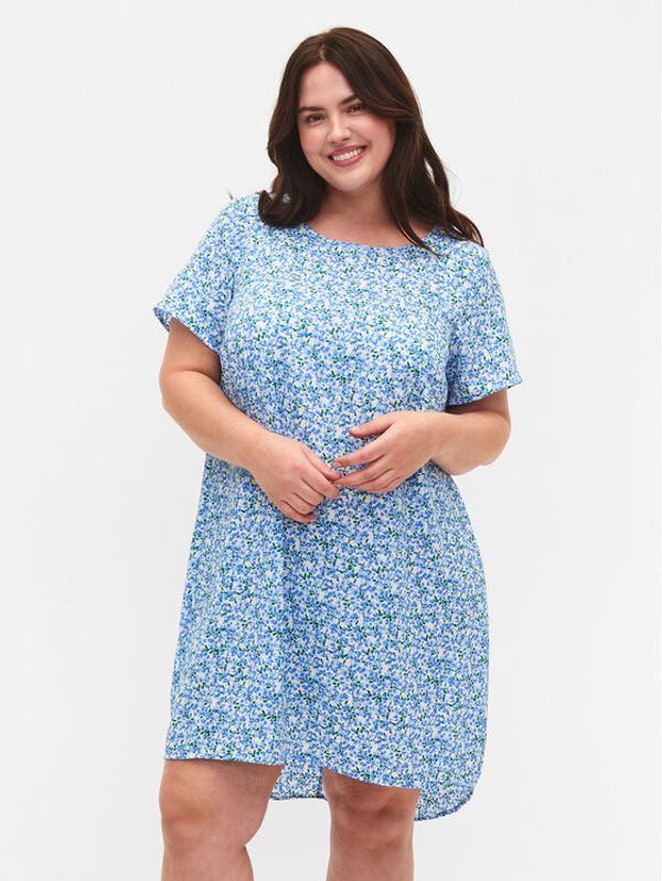 Zizzi Zizzi Лятна рокля CA02310P Син Loose Fit
