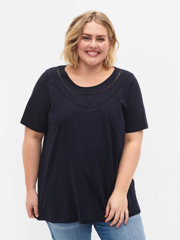 Zizzi Zizzi Тишърт V50220A Син Regular Fit