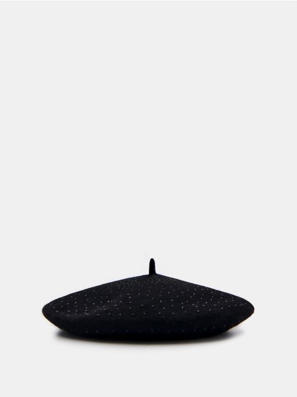 Mohito Mohito - Барета със съдържание на вълна - черен