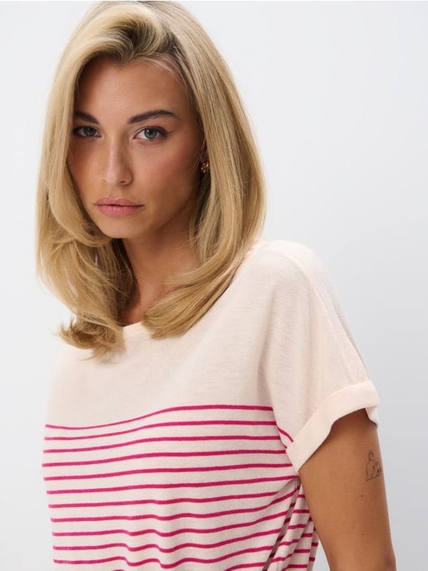 Mohito Mohito - Блуза на райе - бежово