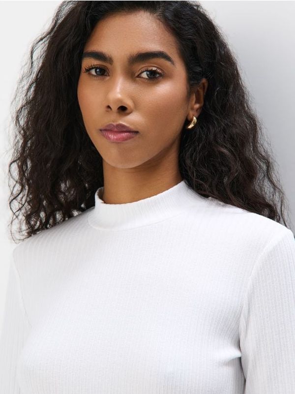 Mohito Mohito - Блуза на райе - бяло