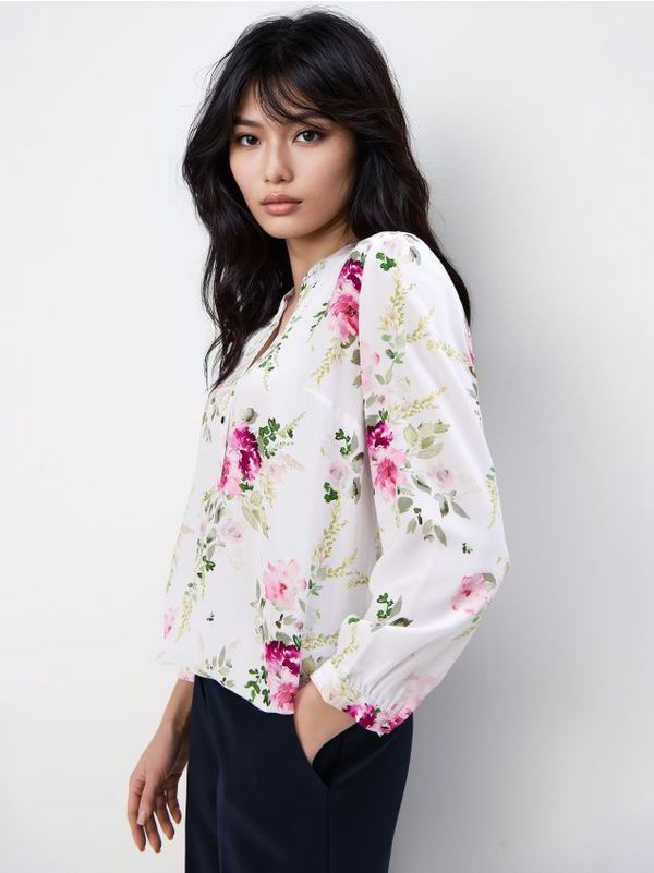 Mohito Mohito - Блуза от вискоза - бяло