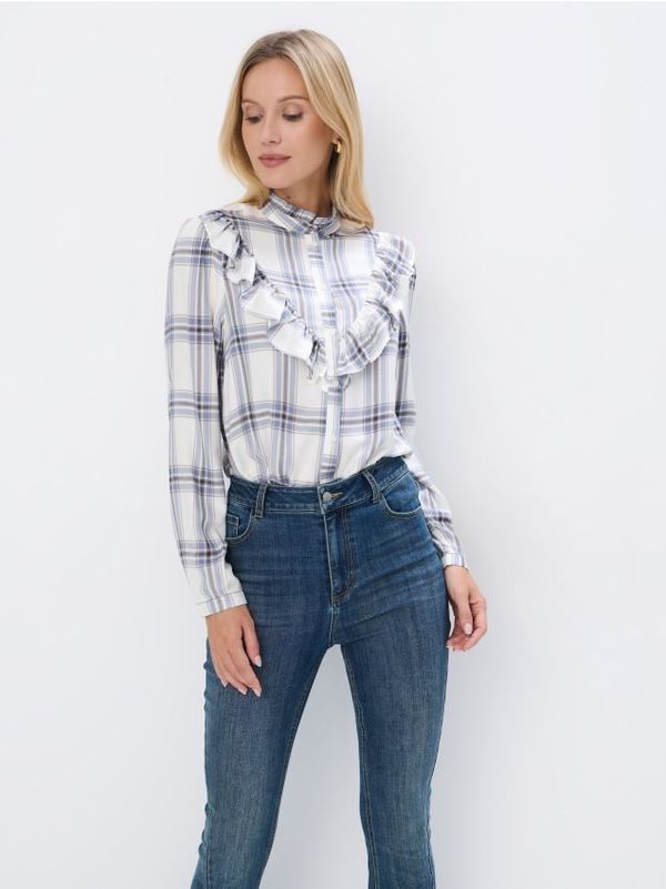 Mohito Mohito - Блуза от вискоза - кремaво