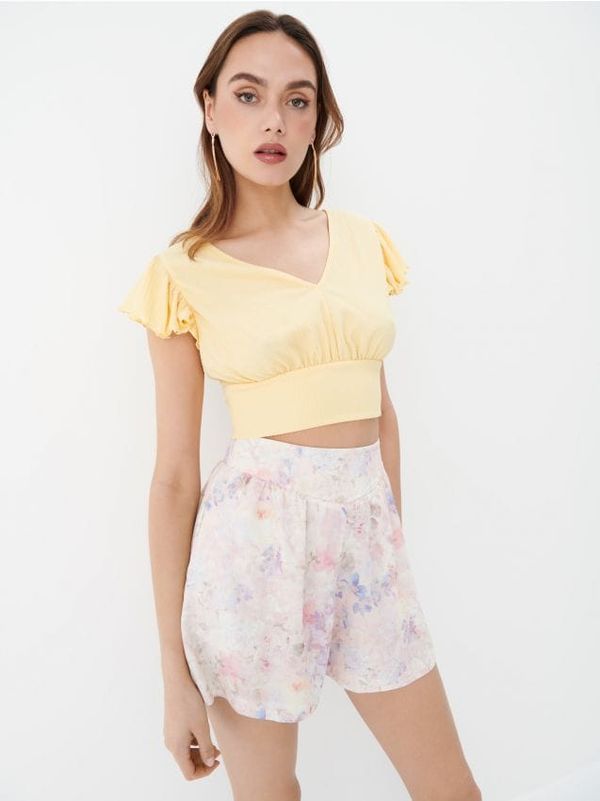 Mohito Mohito - Блуза с детайл възел - жълто