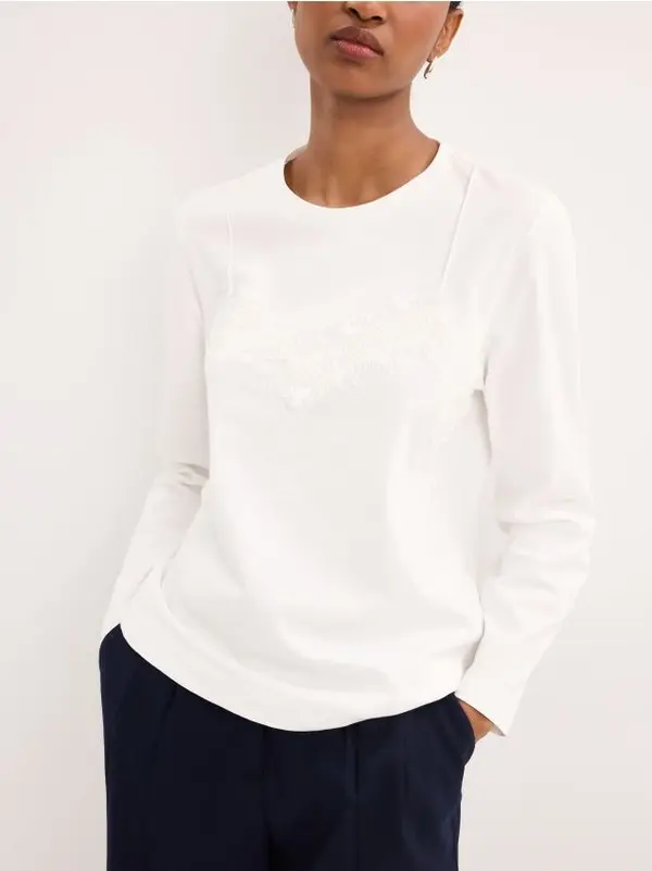 Mohito Mohito - Блуза с дълъг ръкав - бяло