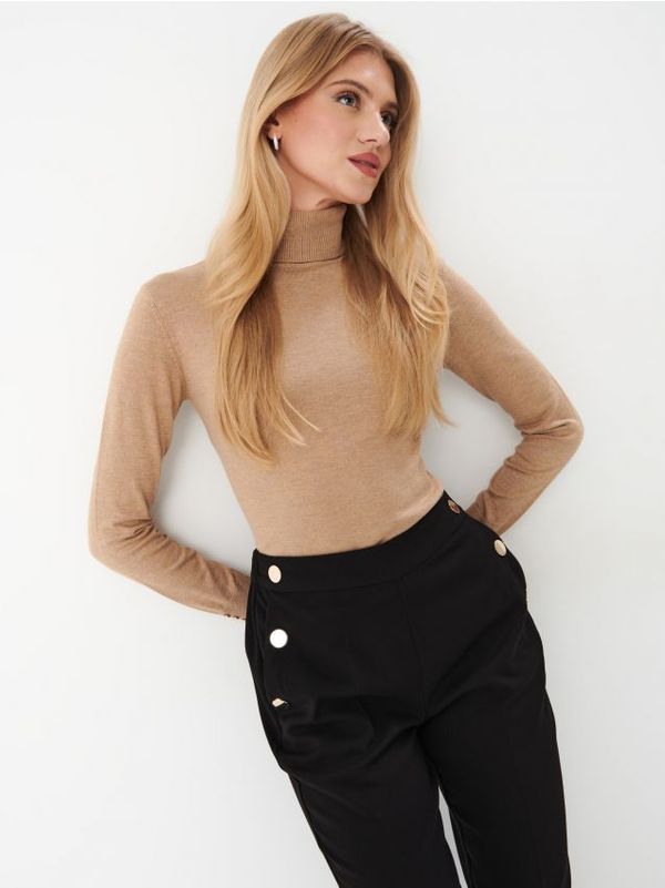 Mohito Mohito - Блуза с поло яка - бежово