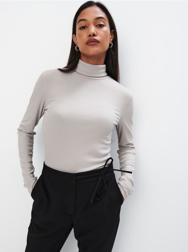 Mohito Mohito - Блуза с поло яка - бежово