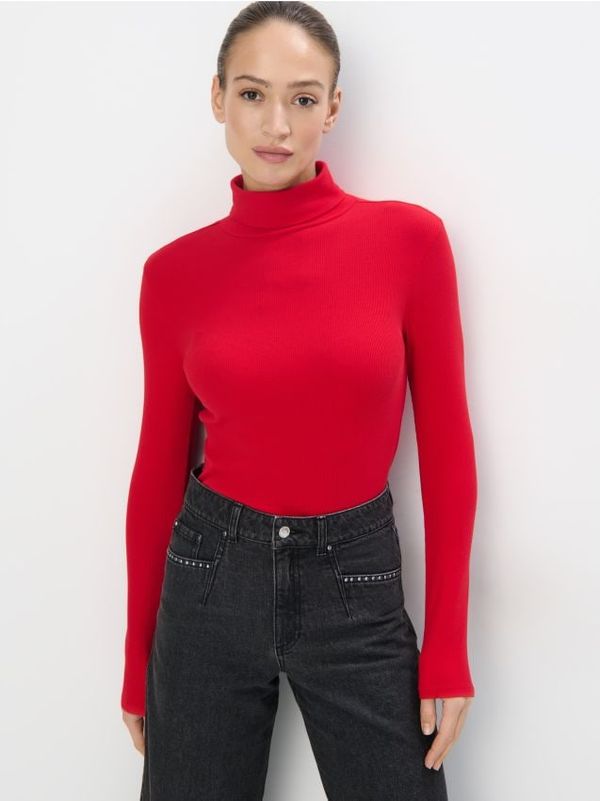 Mohito Mohito - Блуза с поло яка - червен