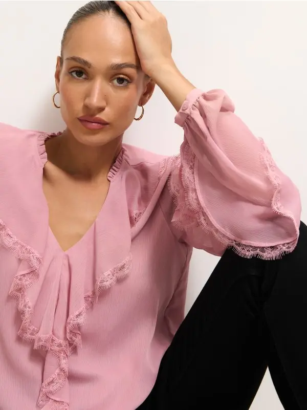 Mohito Mohito - Блуза с украшения - розово